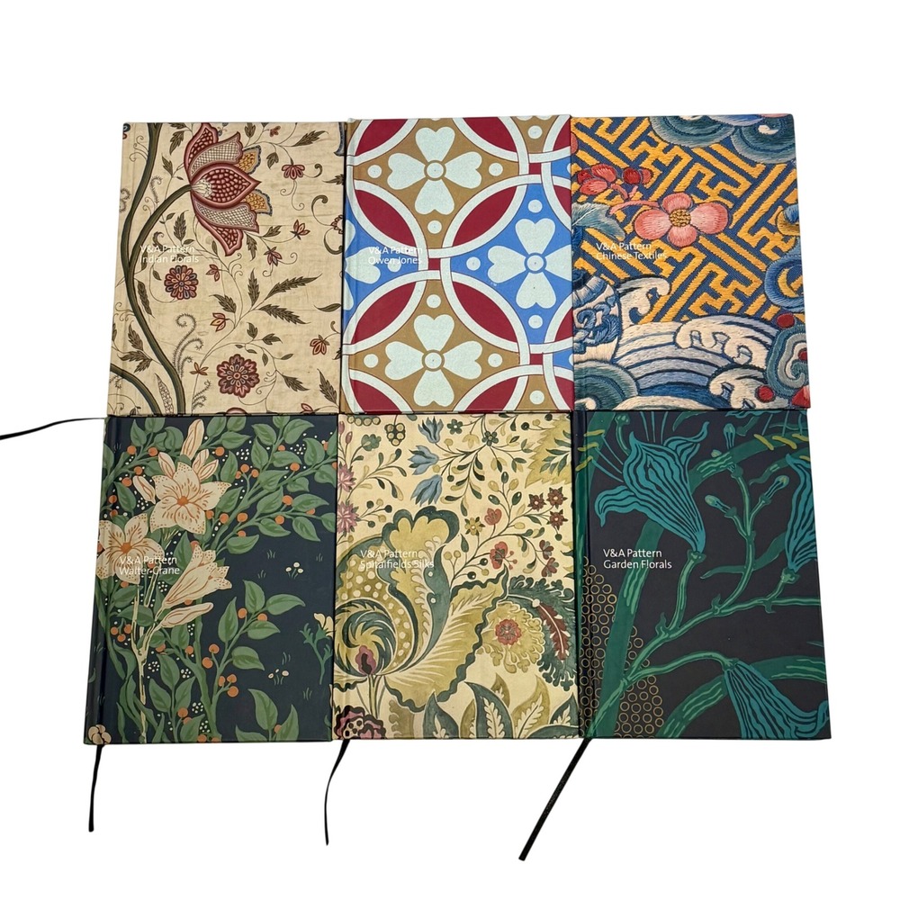V&A Pattern Book Set of 6 Hardcover Books with‎ CD-ROMs Victoria & Albert Museum